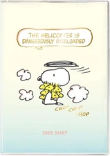 2026 Planner B7 Monthly Peanuts Diary Mini/Helicopter