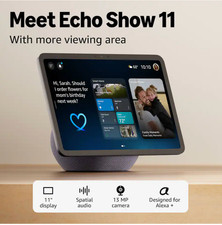 NEW Amazon Echo Show 11 w/ Alexa Spatial Audio - Graphite - LATEST 2026 MODEL
