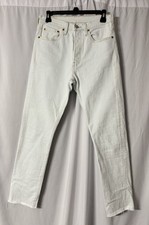 Levis Womens 501 S Skinny Light Wash Jeans Denim Size 27x28 EUC