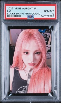 2025 IVE JAPAN 3RD EP BE ALRIGHT LUCKY DRAW PHOTOCARDS LIZ PSA 10