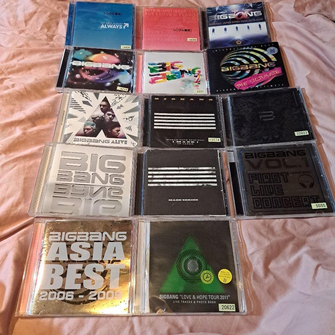 Bigbang Album Collection Complete Set Kpop Cd Box Lot Rare Authentic