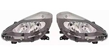 DEPO Scheinwerfer Paar schwarz Für RENAULT Clio III 7701072012