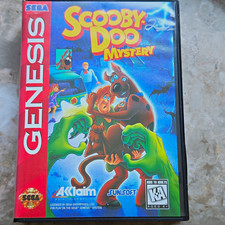 Acclaim Scooby-Doo Mystery Sega Genesis Cartridge w/ Case Manual NTSC-U/C 1995
