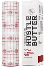 Hustle Butter Second Skin Tattoo Wrap - 7.9 Inches X 8.8 Yards - Transparent Adh