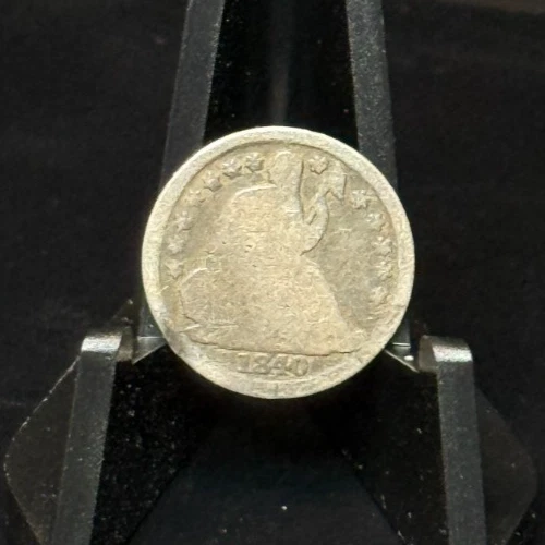 1840-O US Liberty Seated Half Dime 5C Silver Coin