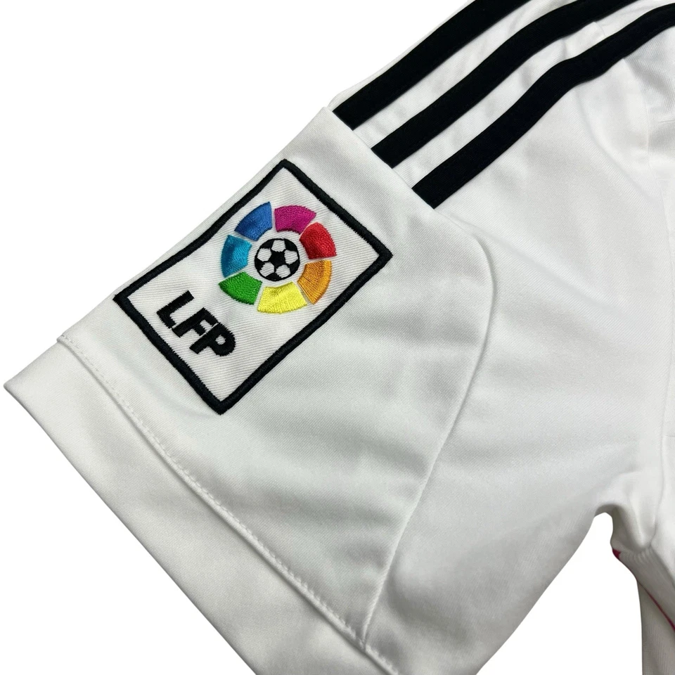 Camiseta de fútbol Adidas Real Madrid kit juvenil talla grande blanca camiseta de fútbol Foto 4 de 4