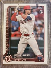 2025 Topps Update Series - Rookie Debut Dylan Crews #US223 (RC) Nationals