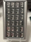 24x 1g 999 Fine Silver Valcambi Bars In Element Holder