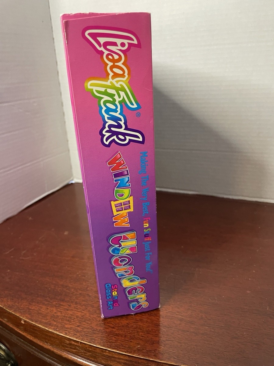 Vintage 90s Lisa Frank Window Wonders Kit Partially Used w/Box Art