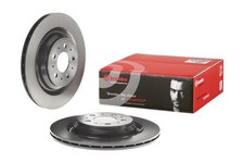 2x BREMBO Bremsscheibe PRIME LINE - UV Coated 09.N361.11 für MODEL TESLA AWD