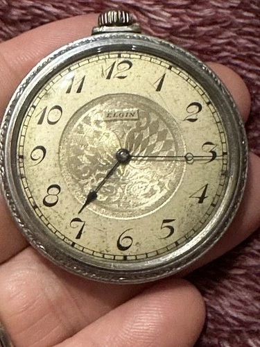 Beautiful Antique Elgin Pocket Watch, Runs, Fast Shipping, SALE