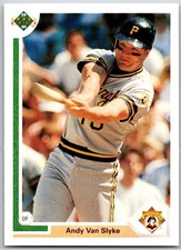 ⚾ 1991 Upper Deck #256b Andy Van Slyke Pittsburgh Pirates