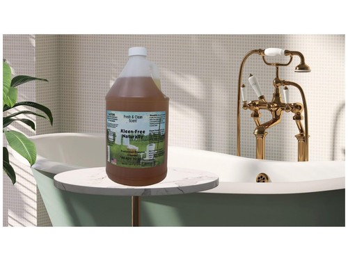 Kleen Free Naturally Enzyme Cleaner 128oz All-Purpose Stain Odor Remover - Foto 4 di 8
