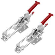 2 PCS Toggle Latch Clamp Heavy Duty Adjustable Latch Lock Smoker Industrial