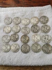 lot of 20 walking liberty silver half dollars $10 face
