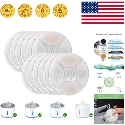 12  Carbon Filters for Cat and Dog Fountains - Every 2-4 Weeks Refresh