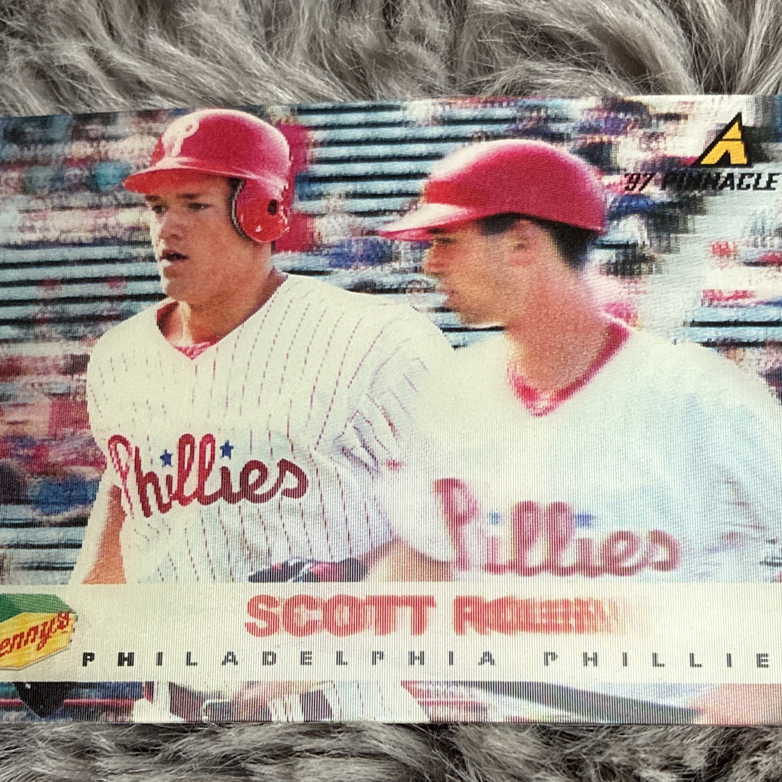 Scott Rolen 1997 Pinnacle Denny's 3D Holograms #28 Philadelphia Phillies
