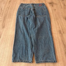 Empyre Y2K Baggy Skater Jeans Size 30 Blue Denim Alt Grunge Gothic 90s Straight