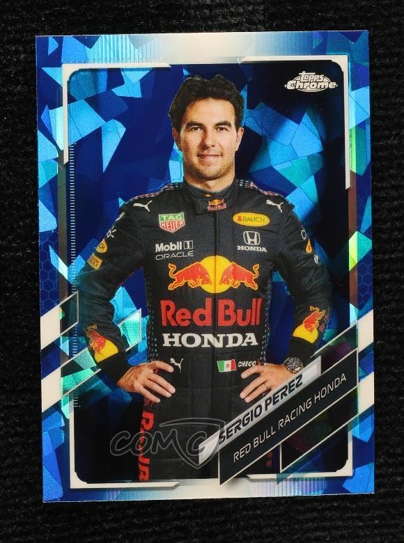 2021 Topps Chrome Sapphire Edition Formula 1 F1 Racers Sergio Perez #4 10t4
