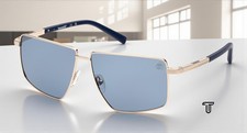 TIMBERLAND TB9286 32D Gold Polarized Smoke 59 mm Men's Sunglasses