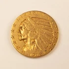 1912 INDIAN $5 GOLD HAL EAGLE COIN SANBLAST FINISH CIRCULATED