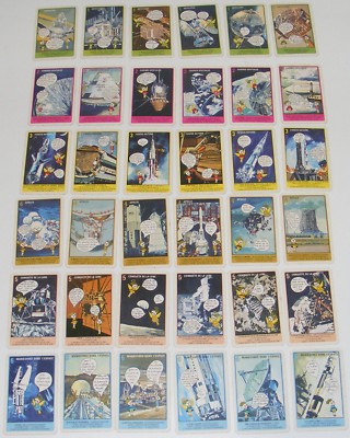 Jeu De Cartes Ancien "Familles Espace Conquête" - 6 Familles - Marque Miro - Occasion Bon état
