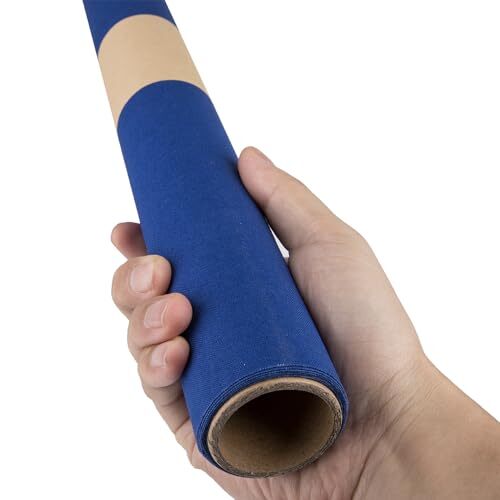 Buchbindetuch 40"x17" blau Stoff Oberfläche Papier Rückseite für Zum Selbermachen Scrapbooking - Bild 3 von 5