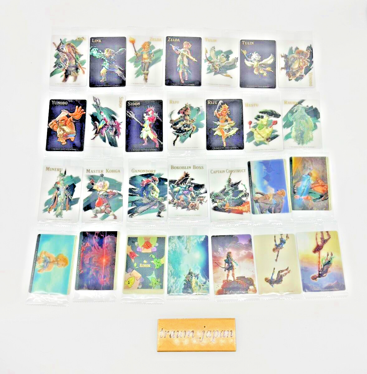 The Legend of Zelda Tears of the Kingdom Wafer Card Complete All