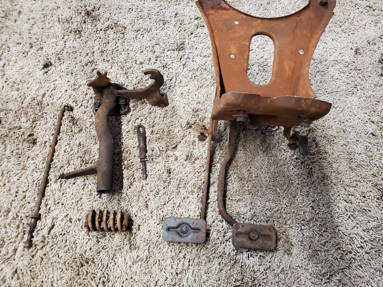 1965 1966 65 66 Ford Galaxie Clutch Pedal Set Equalizer Pushrods Pivot