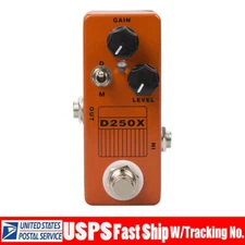 Genuine Mosky D250X Preamp Overdrive Distortion Guitar Effect Pedal Gain Level