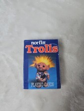 New Norfin Troll Doll Playing Cards Fundex 1992 Mint Sealed