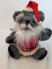 Vintage Santa Bear Plush