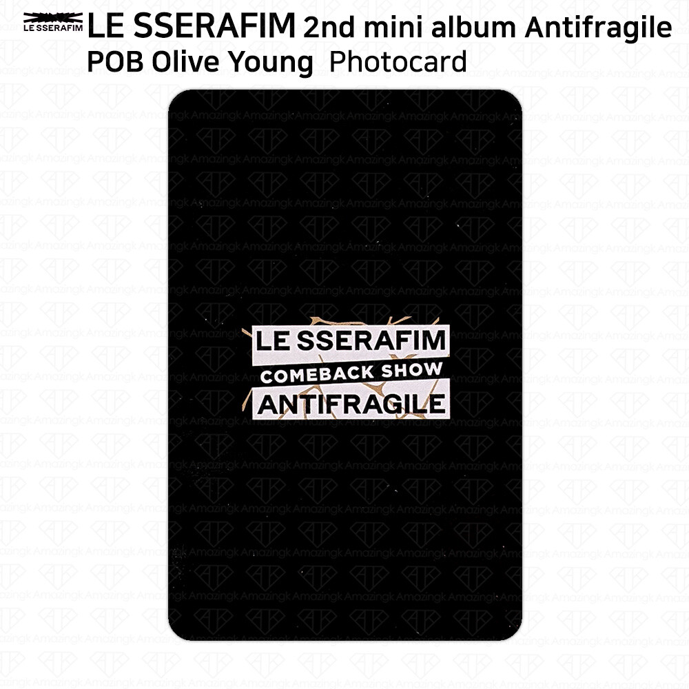 Le Sserafim 2nd Mini Album Antifragile M2 Olive Young POB Official