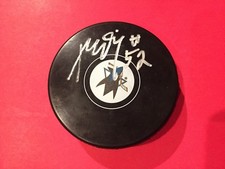 Lukas Radil SHARKS Signed Auto Puck Cube