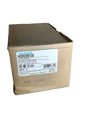(1) NEW Siemens HQR22B100 2p 240v 100a 65k Circuit Breaker NEW IN BOX