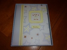 babygear gear RECORD BABY BOOK MEMORY blue boy cutie pie stars