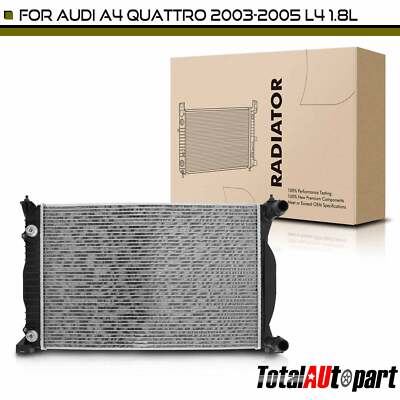 Radiator w/ Transmission Oil Cooler for Audi A4 Quattro 2002-2008 S4 2007 2008
