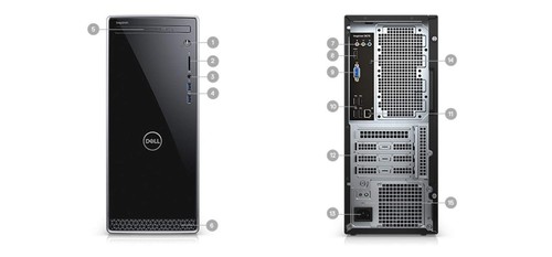 DELL Inspiron 3670 Desktop Core i5 COLLEGE 20GB RAM 1000GB SSD 1000GB HDD D - Picture 3 of 9