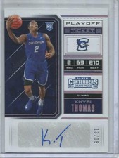 Khyri Thomas 18/19 Panini Contenders Foil Autograph Rookie #13/15