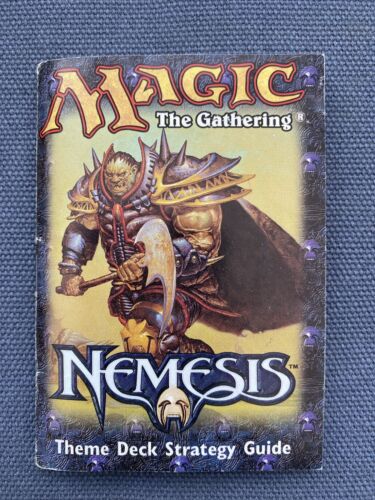 MAGIC THE GATHERING NEMESIS THEME DECK STRATEGY GUIDE MTG TCG - Picture 1 of 2