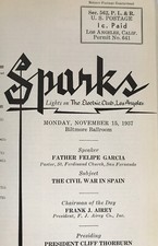 VTG Sparks Lights On The Electric Club Los Angeles CA 1936-1940 Electricity