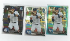 Gleyber Torres 2016 Bowman Chrome  Skyblue/Refractor/Base Chrome  3 Cards