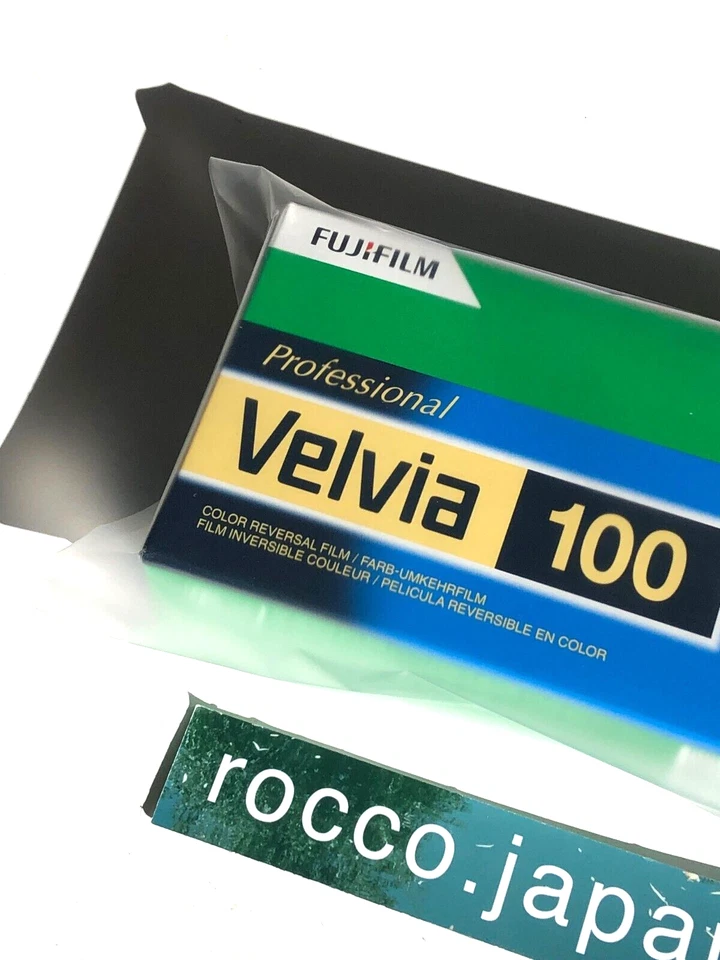 Fujifilm Fujichrome Velvia 100 ISO Color Reversal Film 120 5-Pack Exp 2025 JAPAN - Image 2 of 4