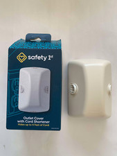 Safety 1st White Plastic Outlet Cover w/Cord Shortener Safety 1st Unused home