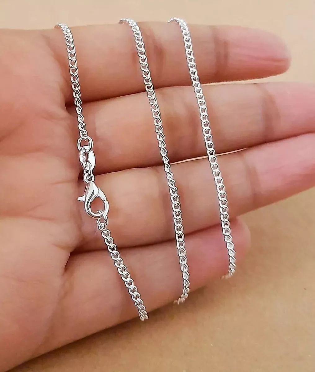 Womens silver 2024 chain necklace