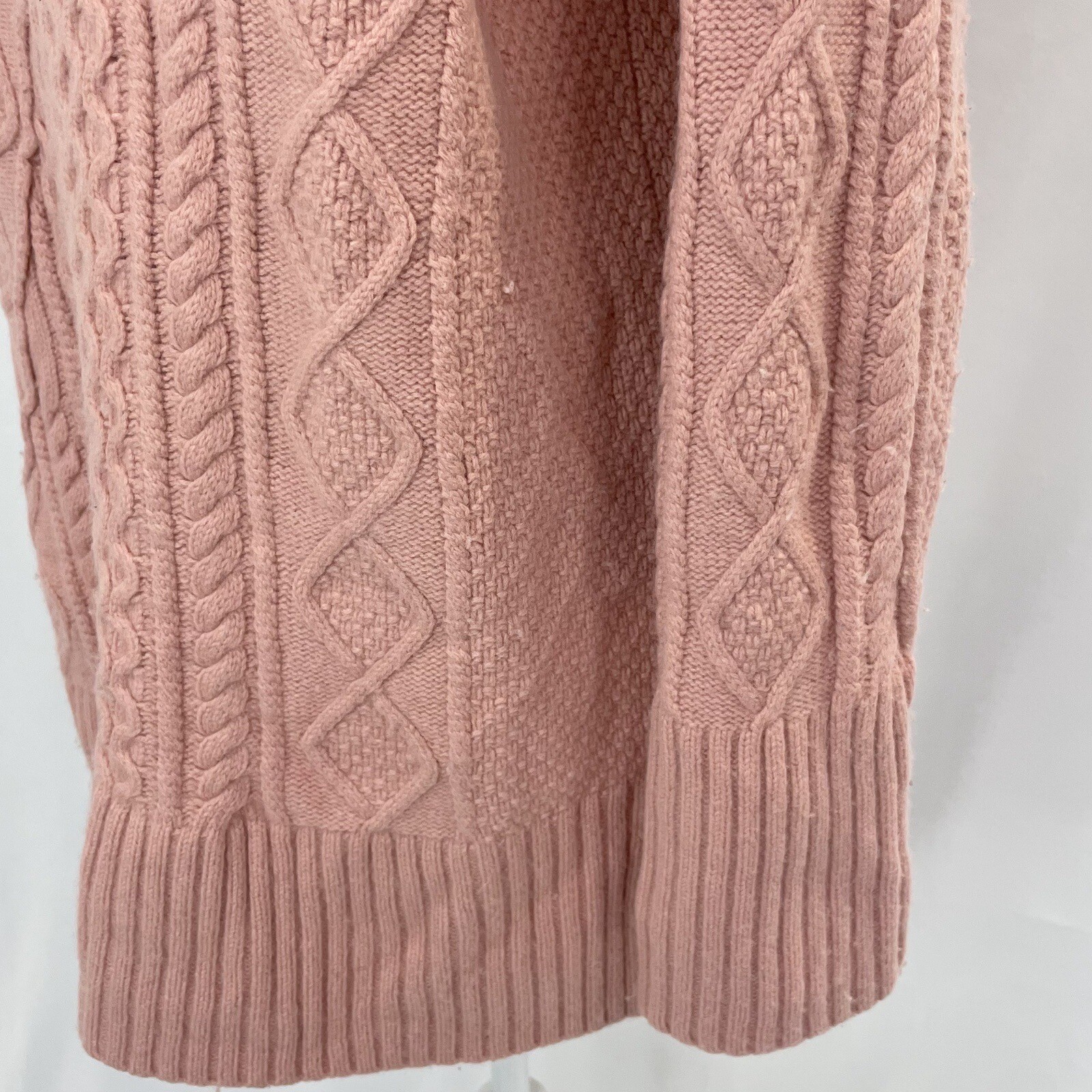 J Crew Cable Knit Patchwork Wool Blend Tunic Swea… - image 10