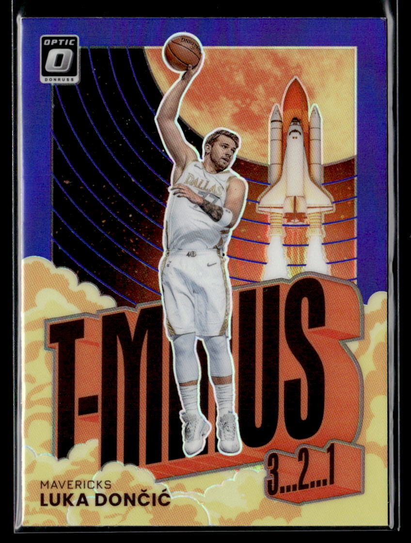 Luka Doncic - 2021-22 Panini Donruss Optic Express Lane Purple #7 Mavericks