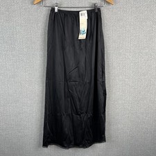 Vanity Fair Slip Womens Small VF 360 Petti Slip in Black Vintage New