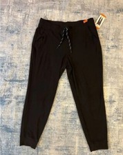 NWT Women's Marc New York Midweight Ribbed Jogger Black Small