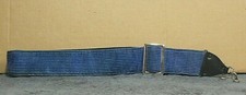 1970's Blue Corduroy Hippie Camera Strap A2848